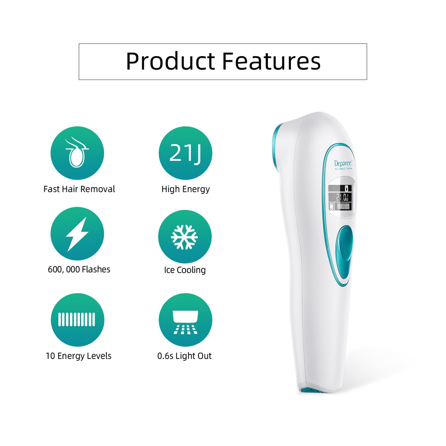 Household cold hair removal equipment