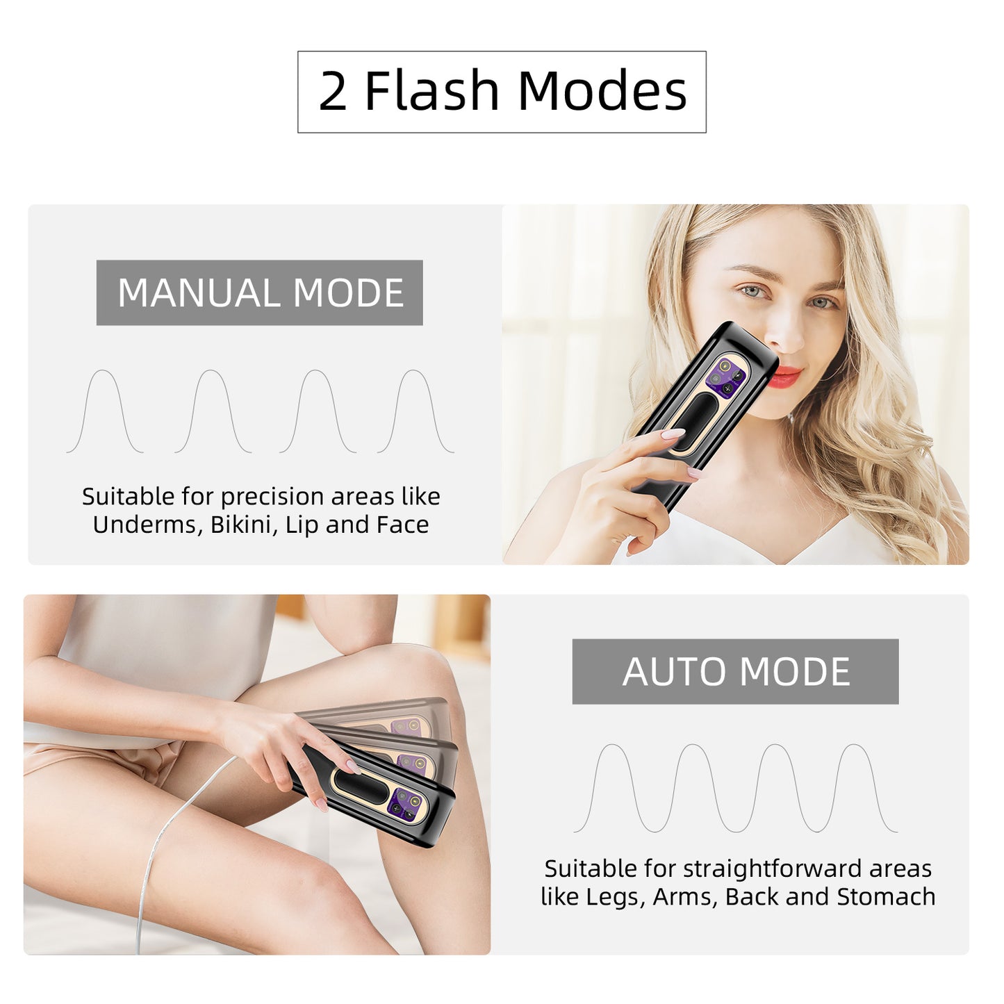 Hair with 28J Large Energy IPL Hair Removal Device