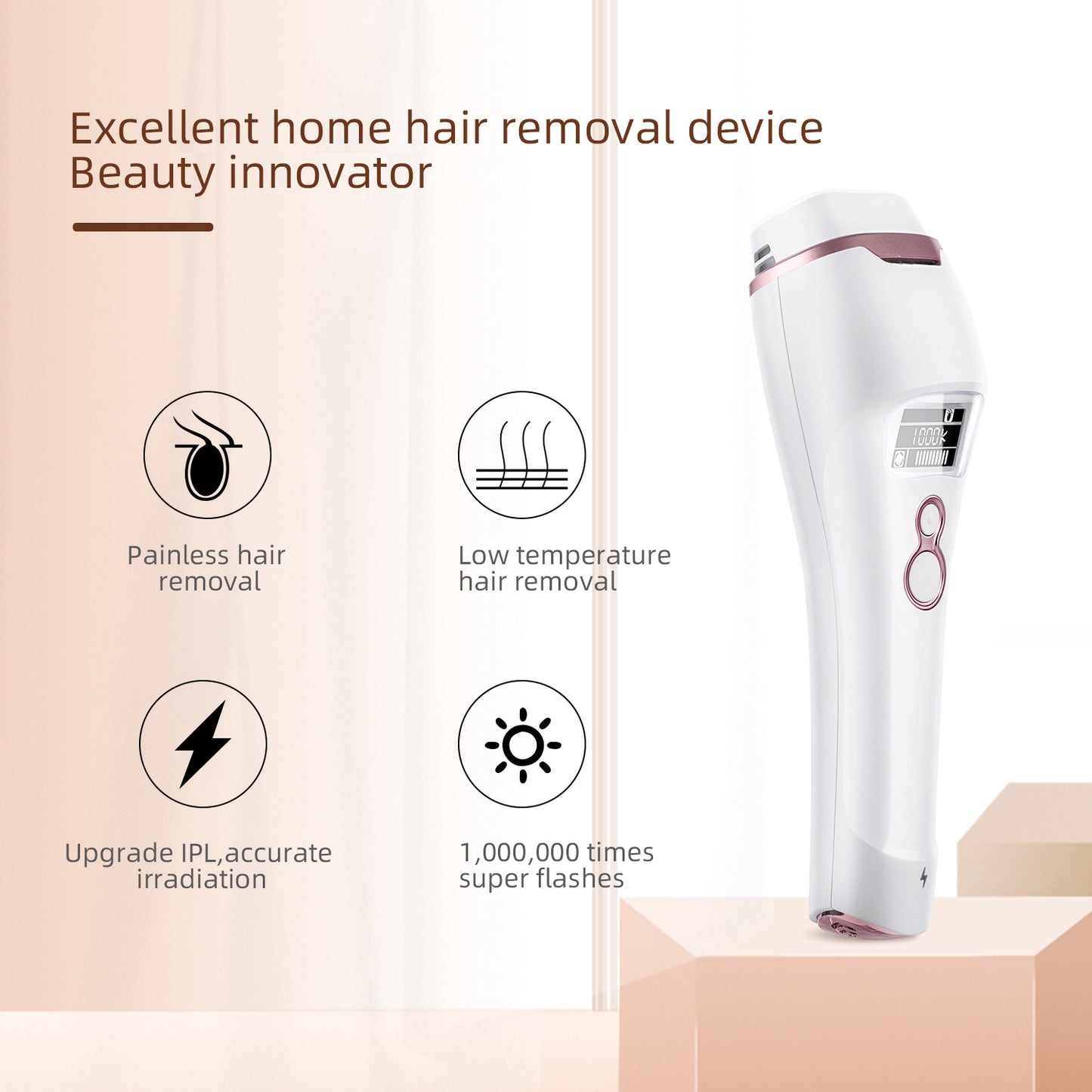 Medical grade cold and painless laser hair removal equipment