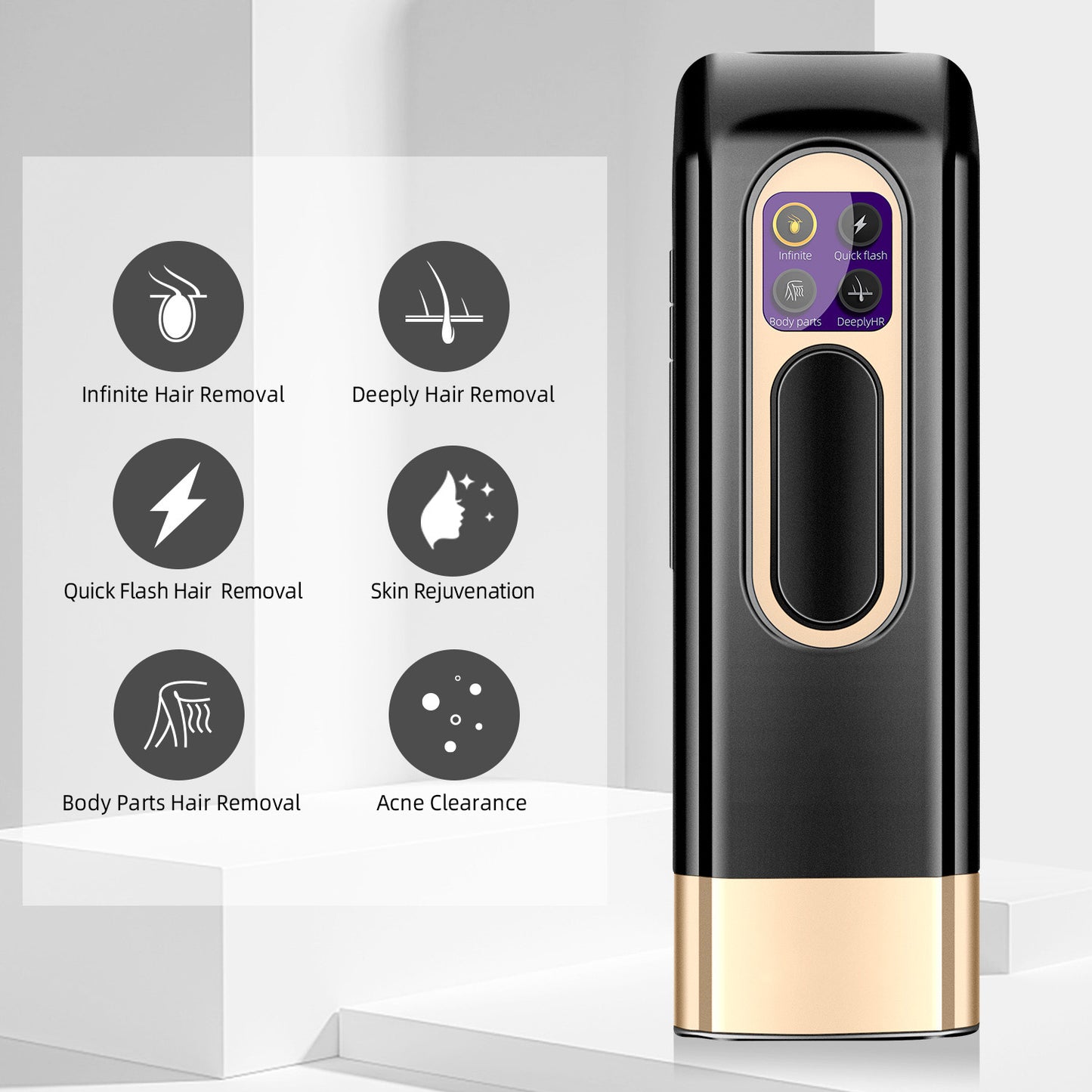 Hair with 28J Large Energy IPL Hair Removal Device