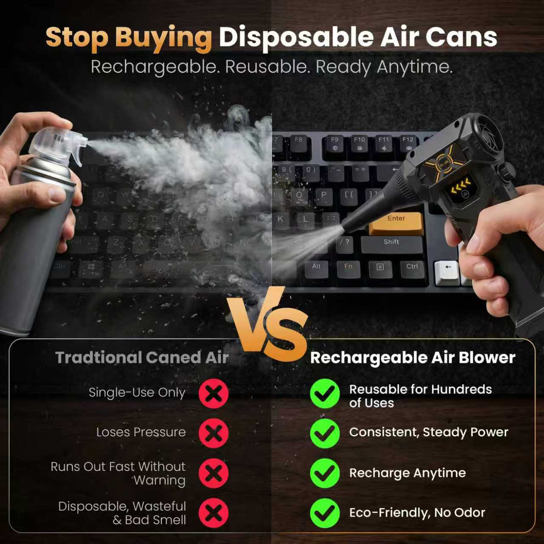 Air Can vs Electric Air Duster: Which Is Better