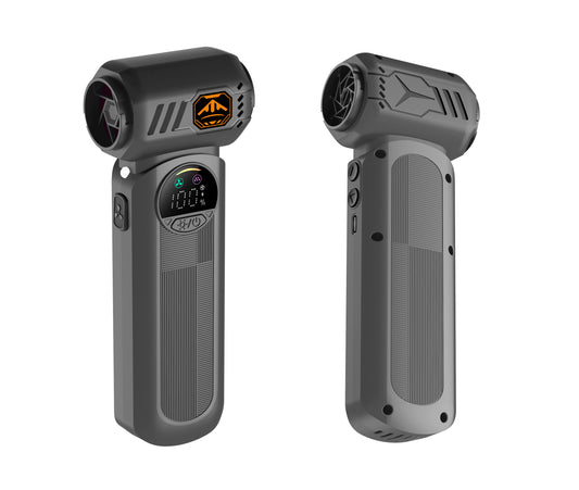 Deparee Compressed Air Dusters, 8000mAh Battery High Wind with Memory Setting, LED Light Multi-Nozzles for Car, Home, Office, Pet, Electronics