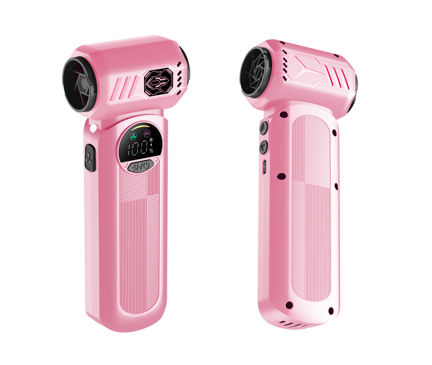 Deparee Compressed Air Dusters, 8000mAh Battery High Wind with Memory Setting, LED Light Multi-Nozzles for Car, Home, Office, Pet, Electronics