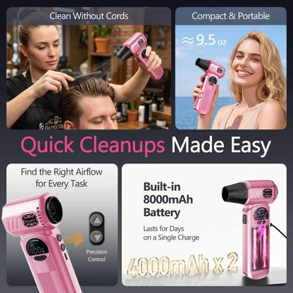 Deparee B50 Pink Cordless Air Duster
